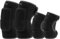 ONTYZZ Kinder Schutzausrüstung Set Weich Einstellbar Kind Ellenbogenschoner Knieschoner zum Fahrrad Ausbalancieren Skateboard Inline-Roller Schlittschuh Roller Radfahren Ski Schwarz/M