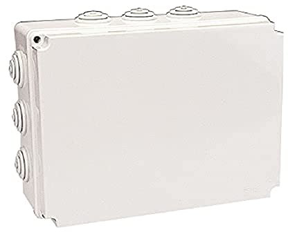 POLY POOL - PP0285 Unterputz-Verteilerkasten - Rechteckiger Wandverteilerkasten mit Kabeldurchführung - Verteilerkasten mit Schrauben zur Befestigung des Deckels - Verteilerkasten Made in Italy