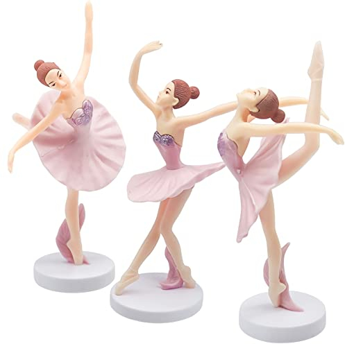 Ballerina-Kuchenaufsatz,Ballerina Tortendeko,Geburtstagstorten-Dekoration Cupcake-Topper Babyparty-Zubehör,für Hochzeit Brautparty Party Kuchen Dekoration