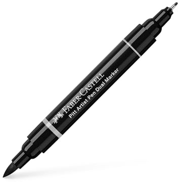 Faber-Castell PITT Artist Pen Dual Marker India Ink - Schwarz