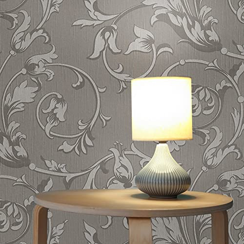 TADESSI Tapete Bäume Blätter Ginevra M1-No.3799 | Vliestapete | Taupe | Natur | Klassik