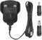 Security-01 AC to DC 6V 2A Power Supply Adapter, Plug 5.5mm x 2.1mm, with selectable 3.5mm x 1.35mm, 4.0mm x 1.7mm Adapter Tips