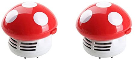 Garneck 2pcs Mini Cleaner Vacuum for Desk Henry Desk Vacuum Low Noise Portable Easy to Use for Crumbs Dust