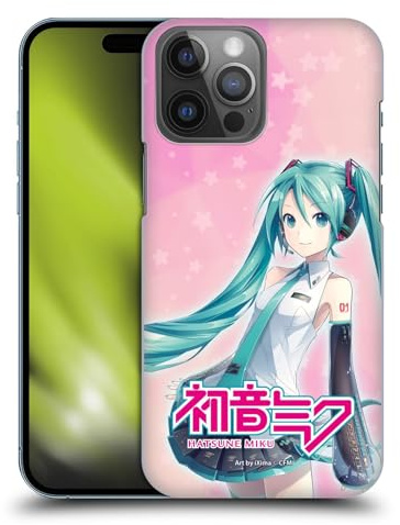 Head Case Designs Offizielle Hatsune Miku Stern Grafiken Harte Rueckseiten Handyhülle Hülle Huelle kompatibel mit Apple iPhone 14 Pro Max