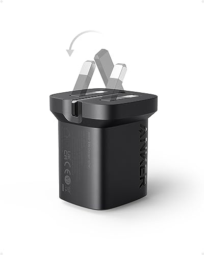 USB C Plug, Anker 67W USB C Charger, Compact and Foldable, PD Fast Charging for MacBook Pro/Air, iPhone 15/14 Series, iPad, Galaxy, Pixel, AirPods, and More