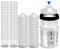 WOOLUCK® 600ML Kit de Tasse de Mélange de Peinture,avec 30 Inserts de gobelet, 30 couvercles,pour Pistolet a Peinture Universal