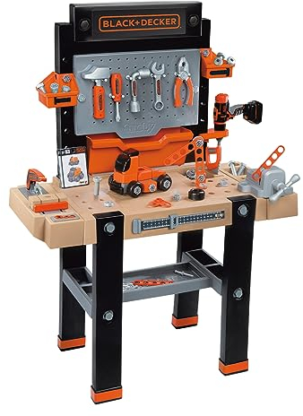 Black And Decker Ultimate Workbench Play Centre for Kids to Pretend Play Diy