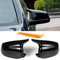 1 Paar M Sport Spiegelkappen Passend für 2010-2013 BMW 5er F10 F11 F18 Tuning Zubehör Aussen Auto Accessories Exterieur Spiegelgehäuse - Nur Vorfacelift Modelle, Optik Schwarz Glänzend