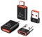 YRIKE Adaptador USB C (4 Piezas), Adaptador USB A a USB C, Adaptador USB C Hembra a USB Macho,Adecuado para Samsung Galaxy, MacBook Pro, iPad Pro, Teléfono Móvil，PC
