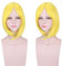 The country of Huang Ge Ge golden yellow anti-curled cosplay wig