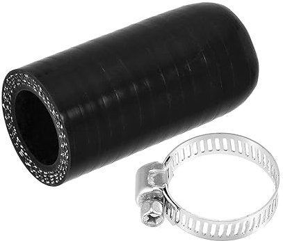 QUARKZMAN 1 Ensemble 20mm ID Silicone Liquide Refroidissements Bouchon w/Pince pour Liquide Refroidissements Chauffage Noir