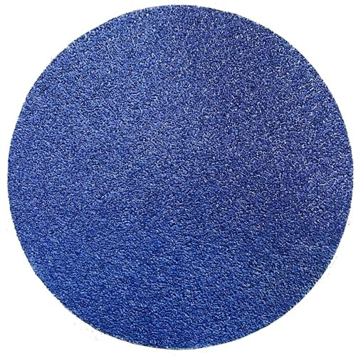Dischi abrasivi al corindone allo zirconio, compatibili con macchine dotate di dispositivo di fissaggio a strappo, levigatrici manuali, molatrici, rotorbitale ed eccentriche, Ø 200 mm G80 (50 pezzi)