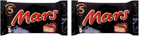 Mars Schokoriegel, Karamell, Schokolade, 1 Packung á 5 Riegel (1 x 225 g) (Packung mit 2)