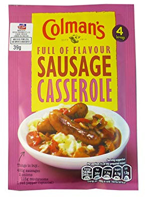 DhaColmans Sausage Casserole 10x25g MAS