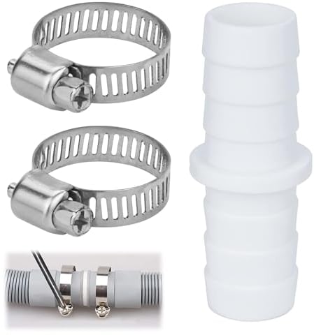 Washing Machine Waste Pipe Connector - 110810 Leak-Proof Hose to Hose Joiner for Efficient Water Waste Management in Kitchens, Bathrooms, and More
