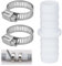 Washing Machine Waste Pipe Connector - 110810 Leak-Proof Hose to Hose Joiner for Efficient Water Waste Management in Kitchens, Bathrooms, and More