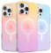 ORNARTO Compatible with iPhone 16 Pro Max for MagSafe Case,Shockproof Protective Rainbow Case,Wireless Charging Magnetic Phone Cases Cover 6.9inch-Sunset