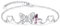 PARYFO Schmetterling Armband 925 Sterling Silber Rosa Kristall Schmetterlinge Verstellbare Schmetterling Schmuck für Frauen Mädchen Geburtstag Weihnachten