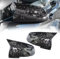 Altsbaos Kompatibel mit Auto Rückspiegel Abdeckung BMW F20 F21 F22 F23 F87 F30 F31 F34 F32 F33 F36 I01 E84 Seitenspiegelgehäuse bmw Spiegelkappen 1er 2er 3er 4er i3 x1 Links+ Rechts-Schmiedetextur