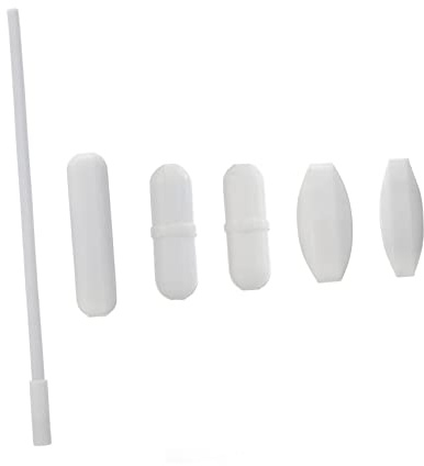 Weiße Ptfe Rührstäbe für Magnetisches Rühren im Labor | Effektives Mischen, Magnetkraft, 1 Satz für Medizinische Laboranwendungen