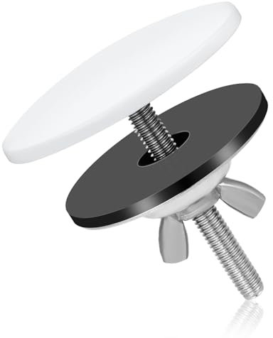 Tapa del Orificio del Fregadero de la Cocina, Aleación de Zinc Acero Inoxidable Tapón del Fregadero de la Cocina Tapa de Sellado Tapón del Fregadero (Blanco)