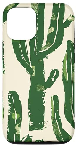 iPhone 12/12 Pro Trendy Cactus Pattern for Desert Lovers Case