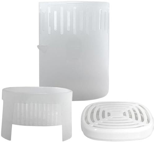 Sichler Haushaltsgeräte Raumentfeuchter Granulat: Wiederbefüllbarer Luftentfeuchter mit 3 Granulatblöcken, bis zu 2 l (Feuchtigkeitsabsorber-Patrone, Entfeuchter, Toilette)