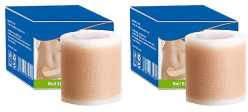 Silicone Scar Sheets, 2pcs Feuilles De Cicatrice En Silicone, Pansement Cicatrisant Pansement SiliconeCicatrice, Scar Removal Sheets Tape Patch Cicatrisant Réutilisables Pour Les Cicatrices
