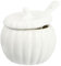 BESTOYARD 1 Pieza Olla de Guiso Creativa de Cerámica para Sopa para Persona Forma de Calabaza Utensilios de Cocina
