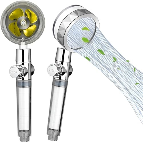 Duschkopf 360° Drehbar Handbrause Duschbrause Wassersparend mit Filter