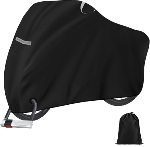 Motorrad Abdeckplane, 210D Wasserfestes UV-Beständiges Motorradgarage, Winterfest Motorradabdeckung Outdoor, Abdeckplane Motorrad für Motorroller Roller Moped, 245cmx105cmx125cm