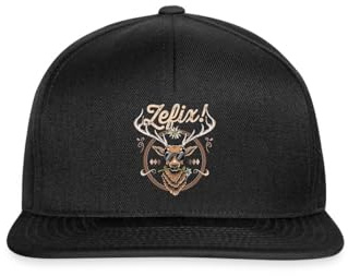Spreadshirt Zefix Bayrisch Grantler Trachtenmuster Für Männer Snapback Cap