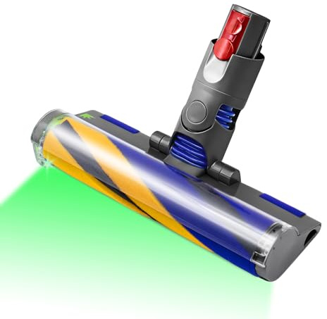 CHENGSEE Laser Slim Optic Bodenbürstenkopf kompatibel mit Dyson SV20 / V9 / Digital Slim / V12 Slim, Soft Brush Cleanerhead Cordless Vacuum Head Aufsätze Teil Nr. 971360-02