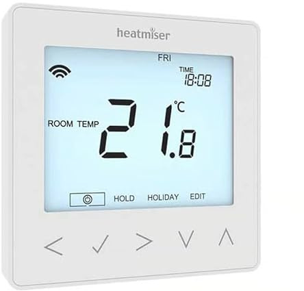 Heatmiser neoStat V2 - Wired Programmable Thermostat - (White) - EVO