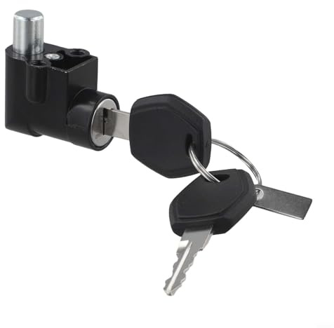 Glomc Schloss- und Schlüssel-Set für Hailong 1 und für Hailong 2 E-Bike-Akkugehäuse, Metall-Fahrrad-Batterieschloss mit zwei Größen 11 mm und 20 mm Zylinderoptionen (20 mm)