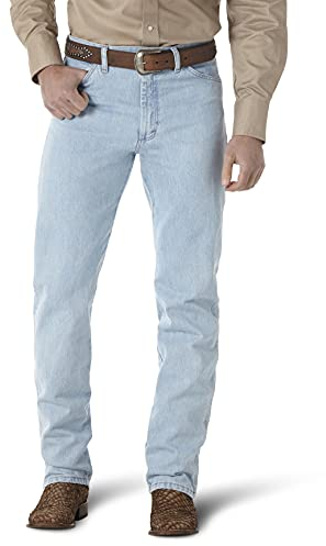 Wrangler Herren Jeans 13MWZ, Original Regular Bootcut Fit, Straight Leg, Bleach, 33W / 34L