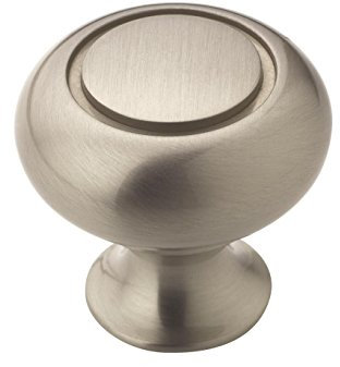 Amerock Allison Ring Knob 1–1/4-Zoll Durchmesser, Satin/Nickelfarben, Pack of 1