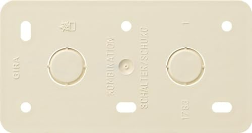 Gira Montageplatte 2f.CWS 008013 AP Aufputz IP20 Bodenplatte für Aufputzinstallation 4010337080138