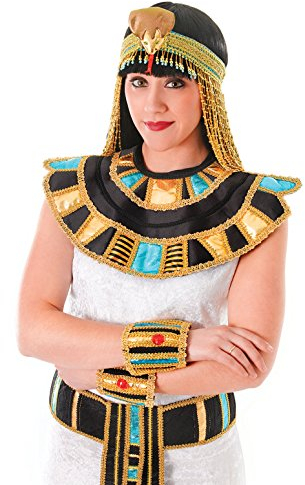 Bristol Novelty BA1060 Ägyptisches Kragen, Gold