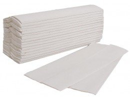 320 x White 2 PLY C-FOLD Paper Hand Towels Multi Fold