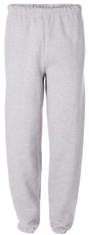 Jerzees Pantalones de chándal de forro polar 50/50 de 8 onzas (973), Fresno, Small