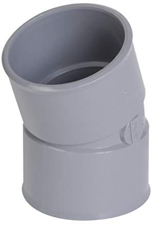 coude pvc - femelle / femelle - 20 degrés - diamètre 100 mm - nicoll ct22