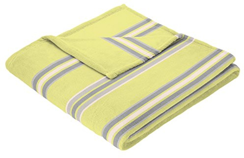 Bocasa by biederlack Wohndecke Baumwollmischung lemon Größe 150x200 cm