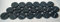 Plastic Wargaming Base Roleplay 20mm round with slot x 20