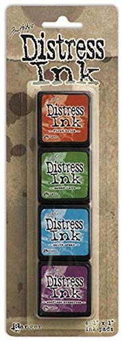 Tim Holtz Distress Mini Ink Kits, 4er Kit