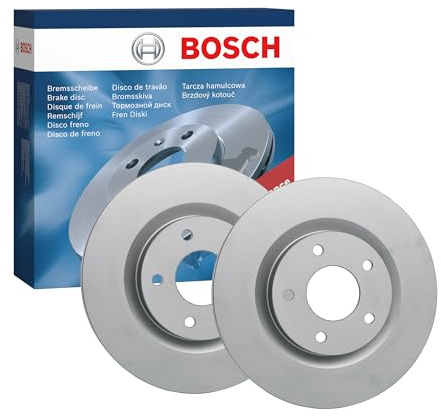 Bosch BD2104 Bremsscheiben vorne - 296,2 mm - 1 Satz aus 2 Scheiben | Belüftete, beschichtete Bremsscheiben - ECE-R90-zertifiziert - hohe Kühlleistung und zuverlässiger Korrosionsschutz