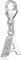 Materia Buchstabe A Anhänger Silber 925 mit 3 Zirkonia - Alphabet Charms C51