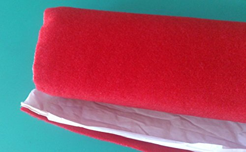 Moquette Adhésive acoustique Rouge Rouleau mesure 70 x 140