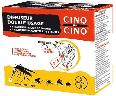 Cinq sur Cinq Diffuseur Double Usage