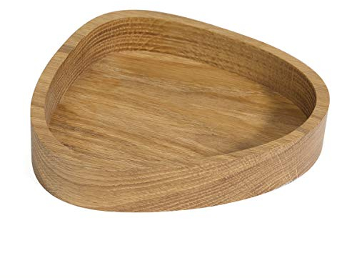 LindDNA Curve Holzbox, Eichenholz, Natur, 12,5 x 14 cm